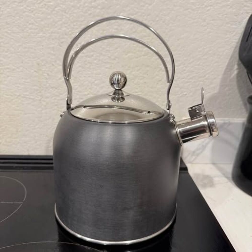 Masterclass Metal Stovetop Gray Teapot